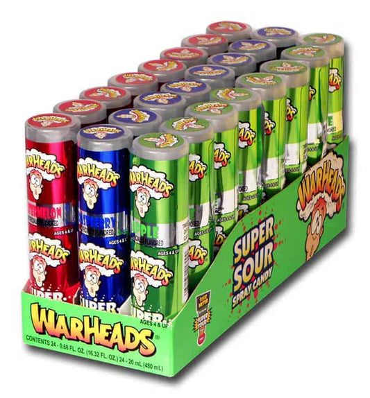 War Heads Super Sour Spray Candy 20ml 1X24