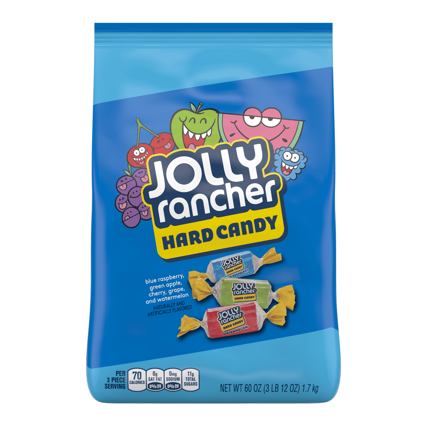 Jolly Rancher Hard Candy Original 2in1 1X12 Peg Bags 198g