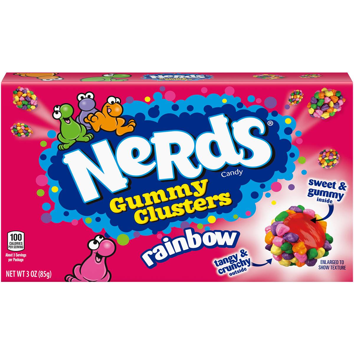 Nerd Gummy Clusters Rainbow 1X12 141g