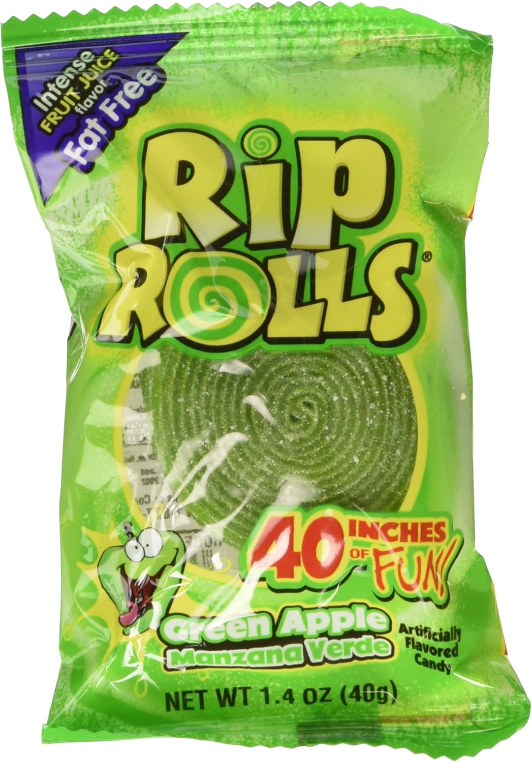 Rip Rolls Green Apple 1X24 39g