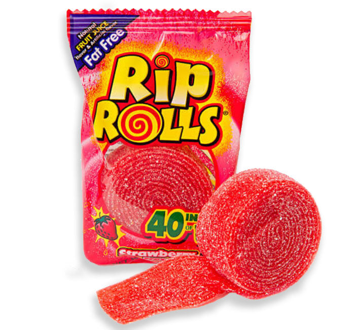 Rip Rolls Strawberry 1X24 439g