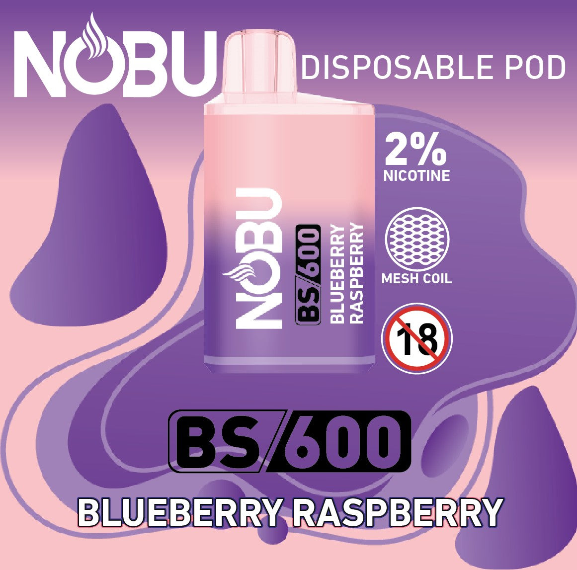 Nobu BS600 Disposable Vapes 10 pack