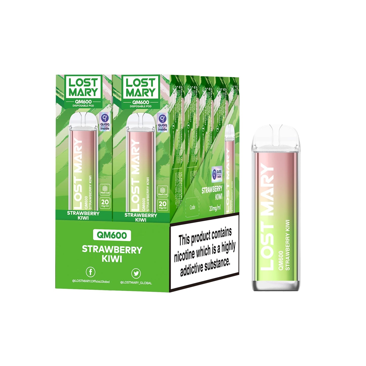 Lost Mary QM600 Disposable Vapes 10 pack